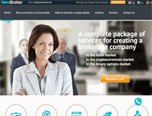 Tablet Screenshot of newbroker.info